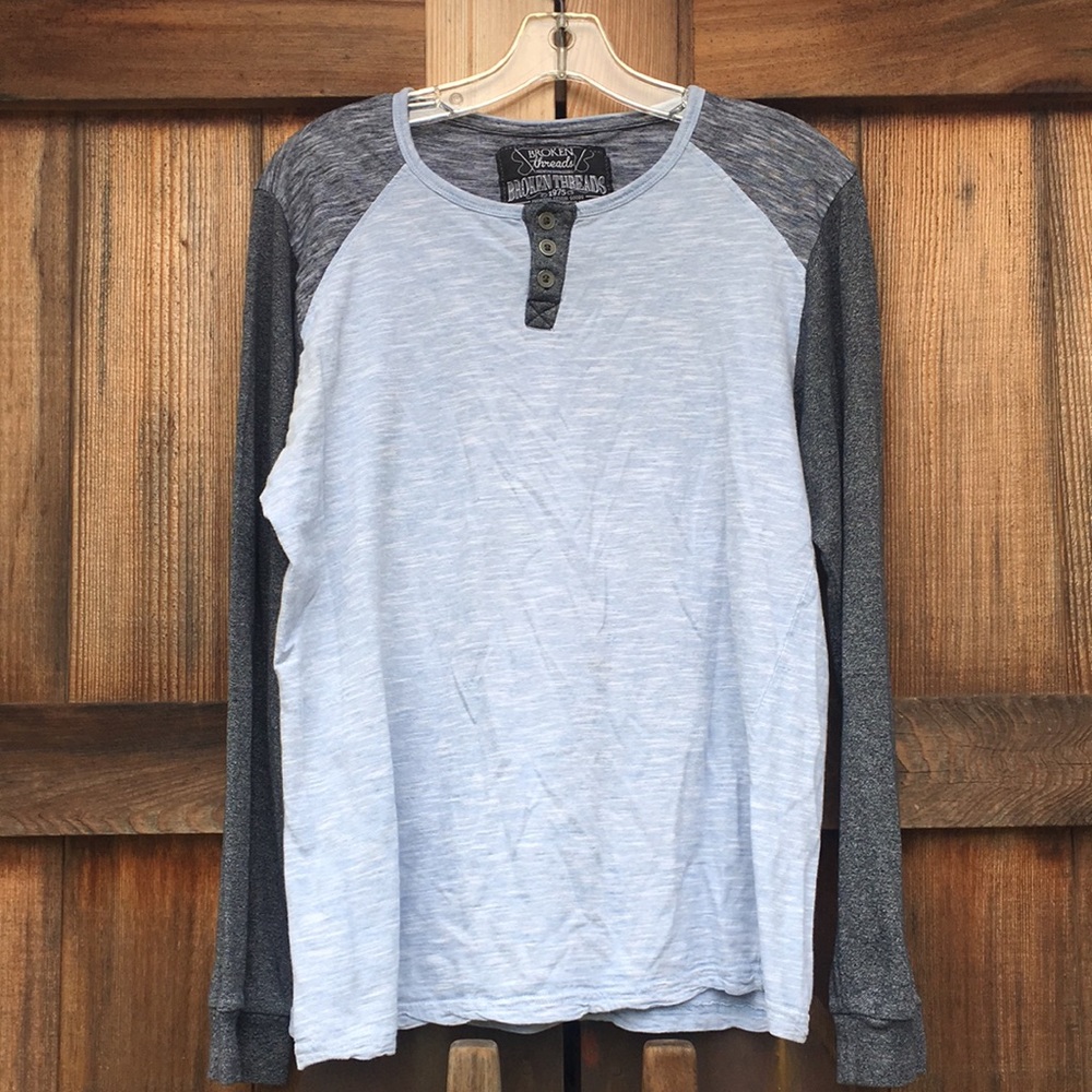 3/$20 Broken Threads Raglan Sleeve Shirt